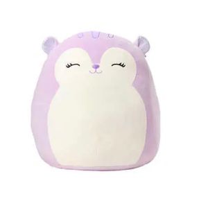 Kellytoy Sydnee The Purple Squirrel Squishmallow Pillow Stuffed Plush Toy 16in
